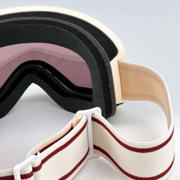 NEW Chloe CH0072S 001 White Beige Violet Mirror Zeiss Ski Mask Men Sunglasses - Picture 14 of 16